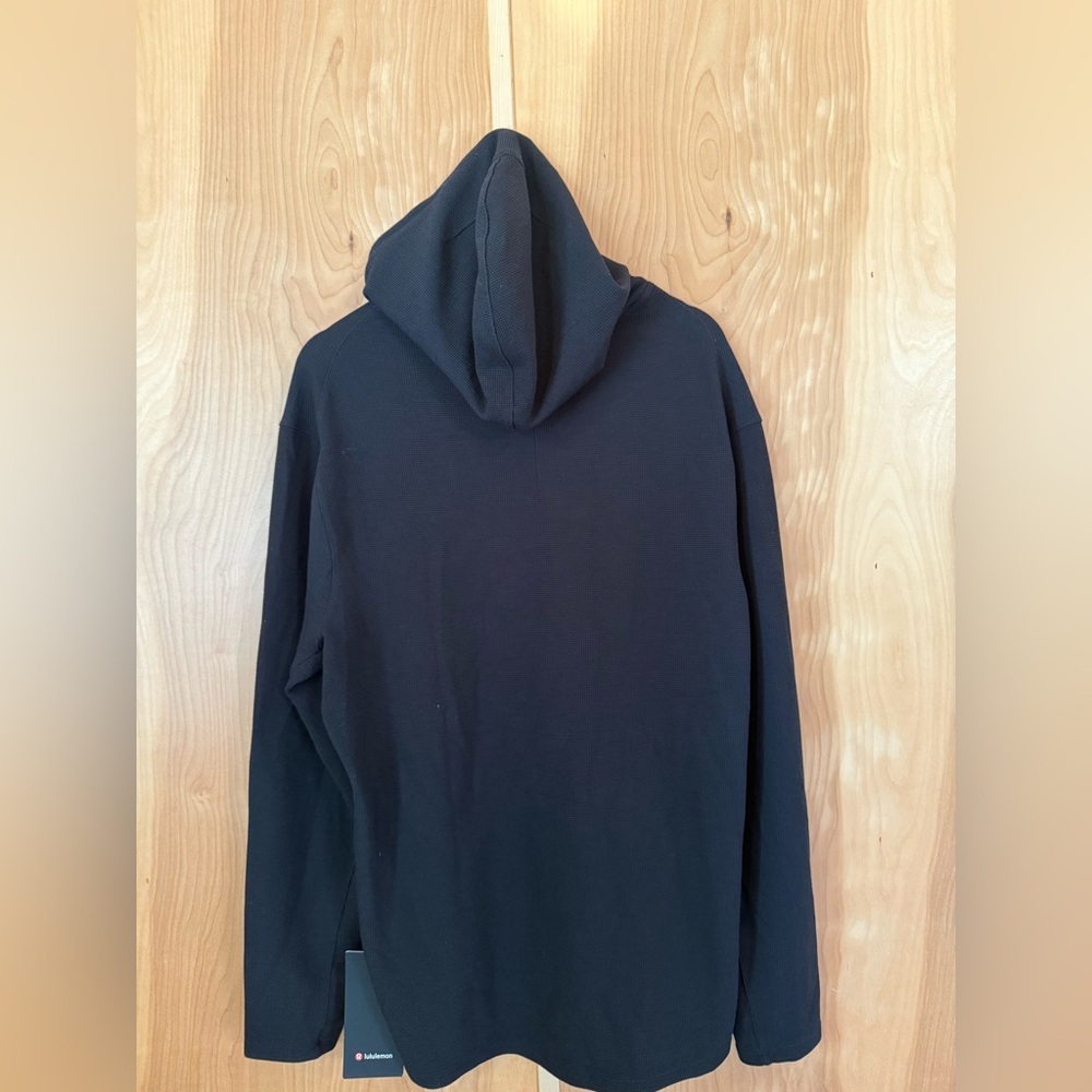 lululemon athletica Black Hooded Long-Sleeve Pullover